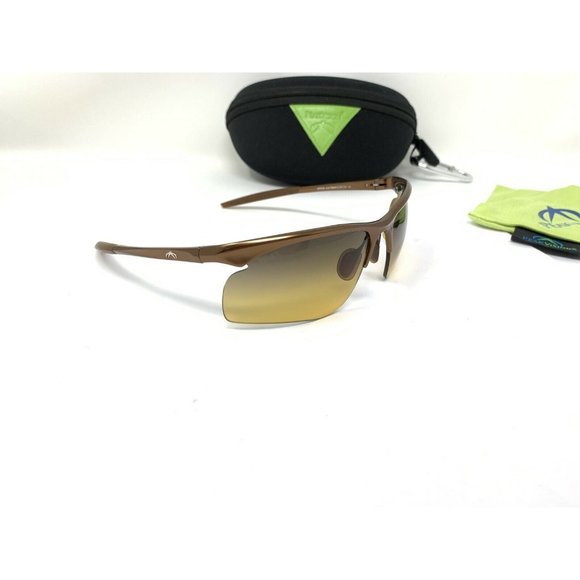 PEAKVISION SPORTS GOLF SUNGLASSES Bronze Sx8.88 + CASE and CLOTH Excellent - Picture 3 of 12